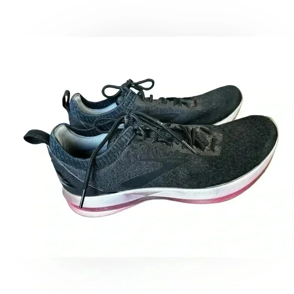 Brooks Womens Levitate LE 2 Running Shoes Black Pink 1202911B073 Lace Up Mesh 10